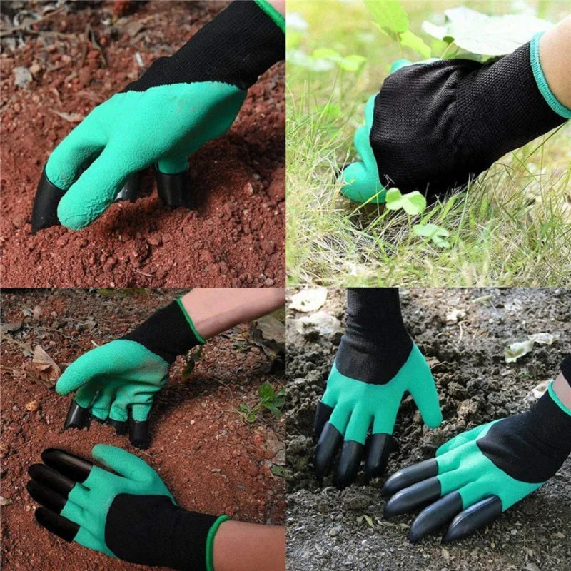 Gants de jardinage avec griffes intégrées