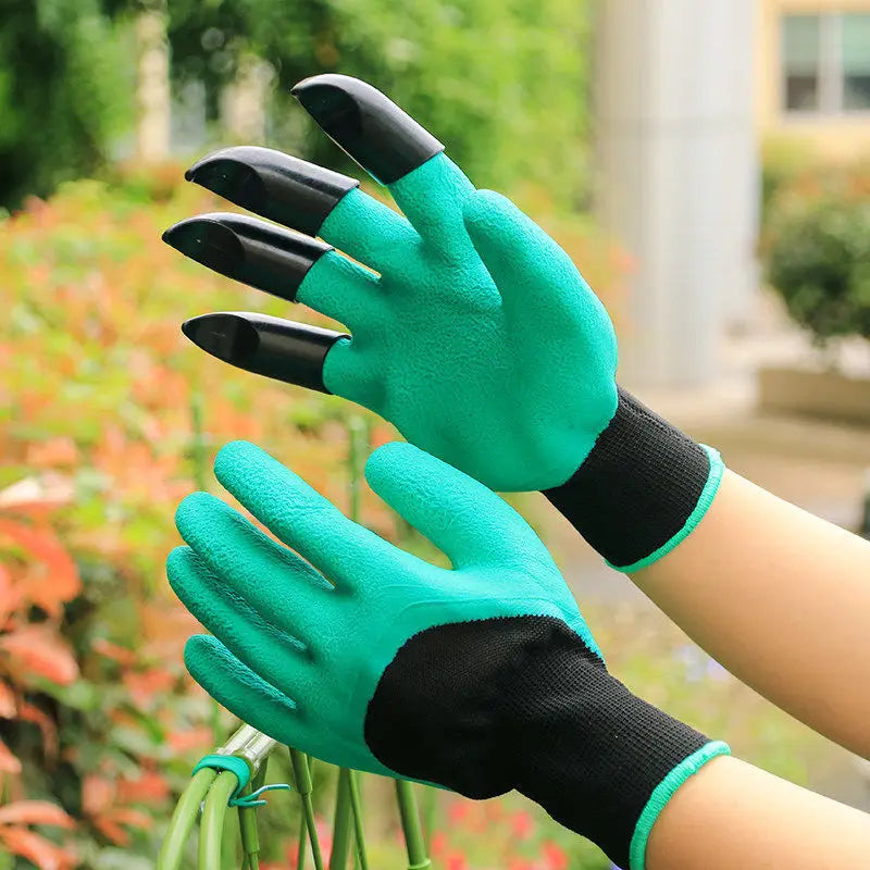 Gants de jardinage avec griffes intégrées