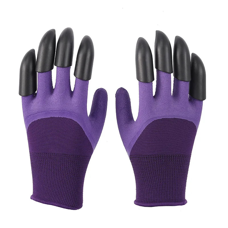 Gants de jardinage avec griffes intégrées