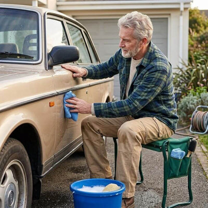 Bancéo™| Banc pliable 2-en-1 avec support genoux